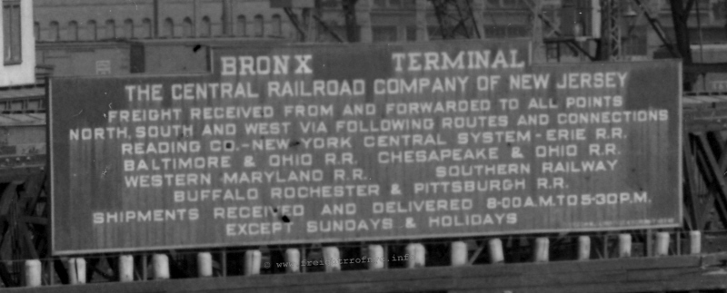 Bronx Terminal Central Railroad Of New Jersey